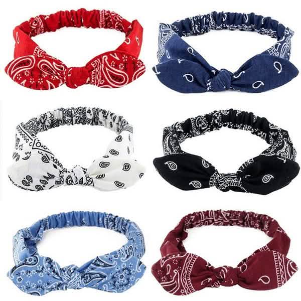 Women Fashion Sweet Retro Print Headbands-Women Fashion Sweet Retro Print Headbands