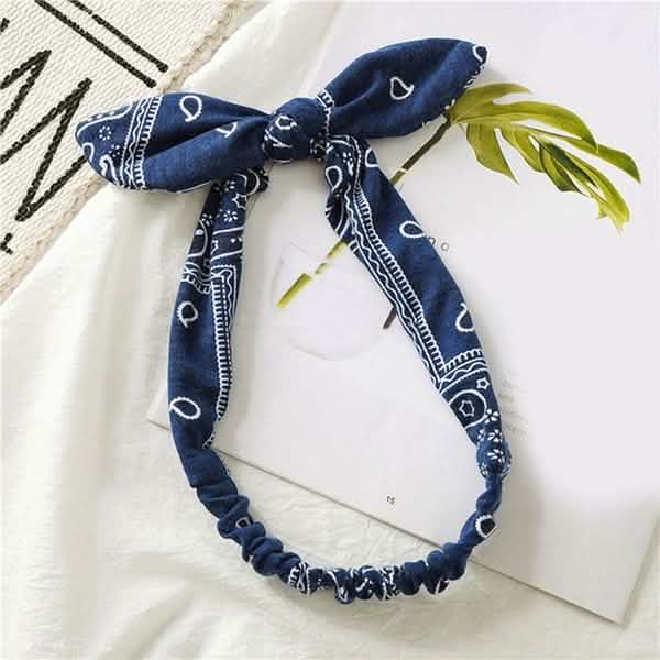 Women Fashion Sweet Retro Print Headbands-Women Fashion Sweet Retro Print Headbands