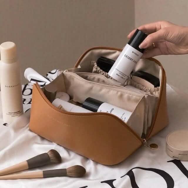 Women Makeup Organizer Toiletry Leather Bag-Women Makeup Organizer Toiletry Leather Bag