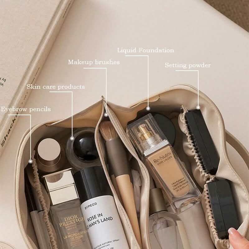 Women Makeup Organizer Toiletry Leather Bag-Women Makeup Organizer Toiletry Leather Bag