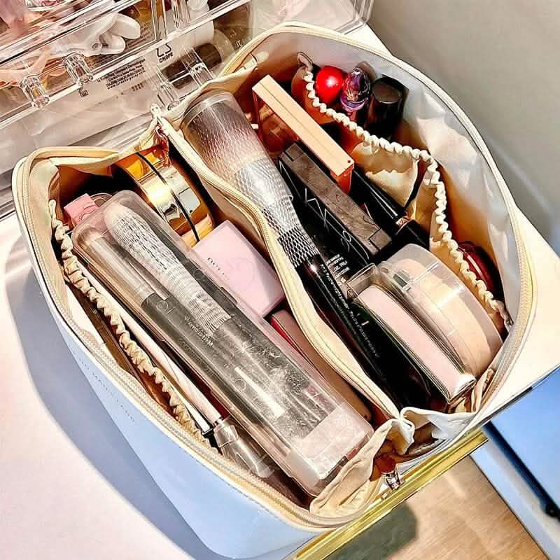 Women Makeup Organizer Toiletry Leather Bag-Women Makeup Organizer Toiletry Leather Bag