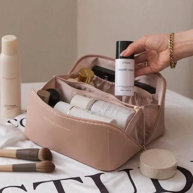 Women Makeup Organizer Toiletry Leather Bag-Women Makeup Organizer Toiletry Leather Bag