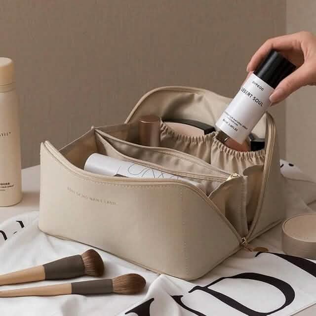 Women Makeup Organizer Toiletry Leather Bag-Women Makeup Organizer Toiletry Leather Bag