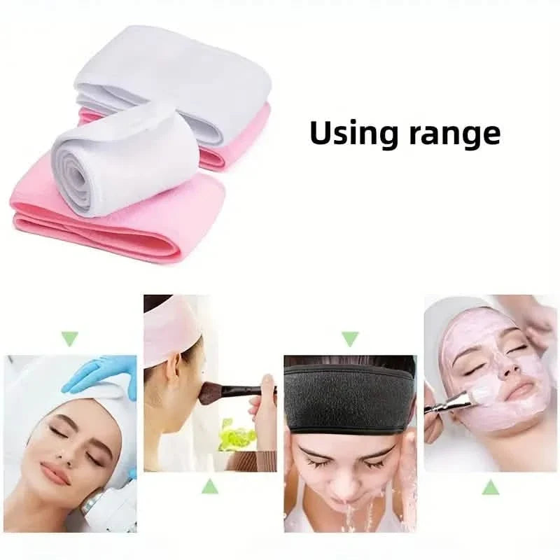 Women's Adjustable Hairband with Soft Non-Slip Headscarf Makeup Headwear-Women's Adjustable Hairband with Soft Non-Slip Headscarf Makeup Headwear