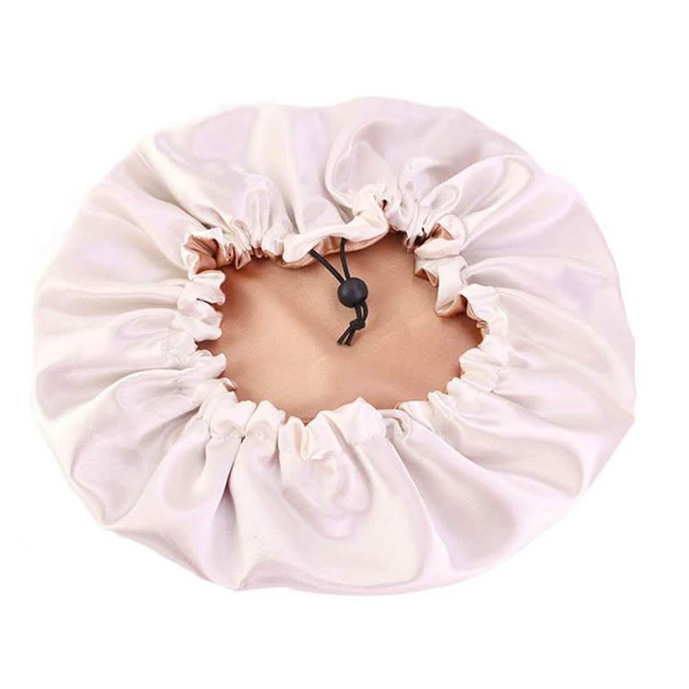 Women's Double Layer Reversible Silky Satin Headscarf Sleeping Bonnet Hat Headband-Women's Double Layer Reversible Silky Satin Headscarf Sleeping Bonnet Hat Headband