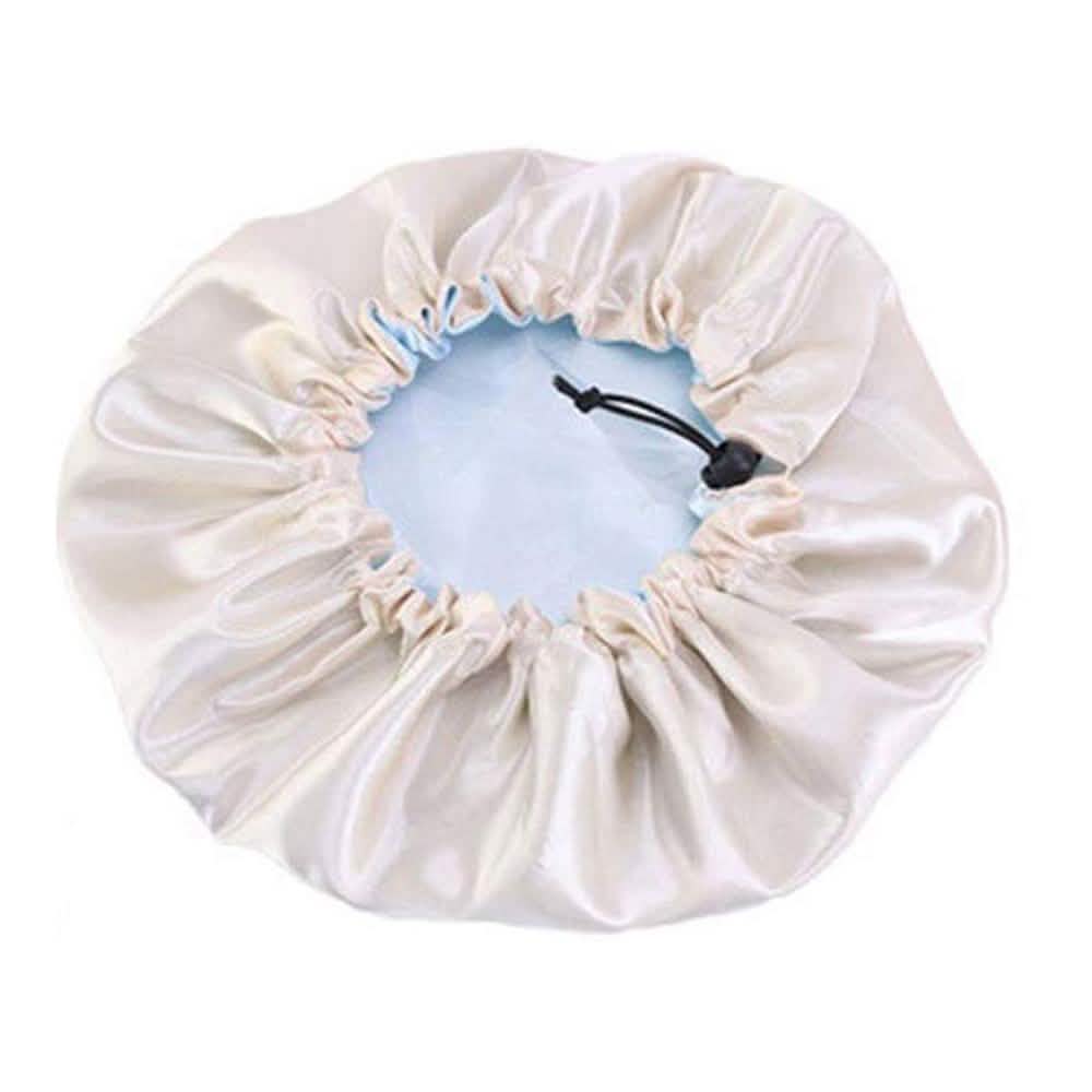 Women's Double Layer Reversible Silky Satin Headscarf Sleeping Bonnet Hat Headband-Women's Double Layer Reversible Silky Satin Headscarf Sleeping Bonnet Hat Headband