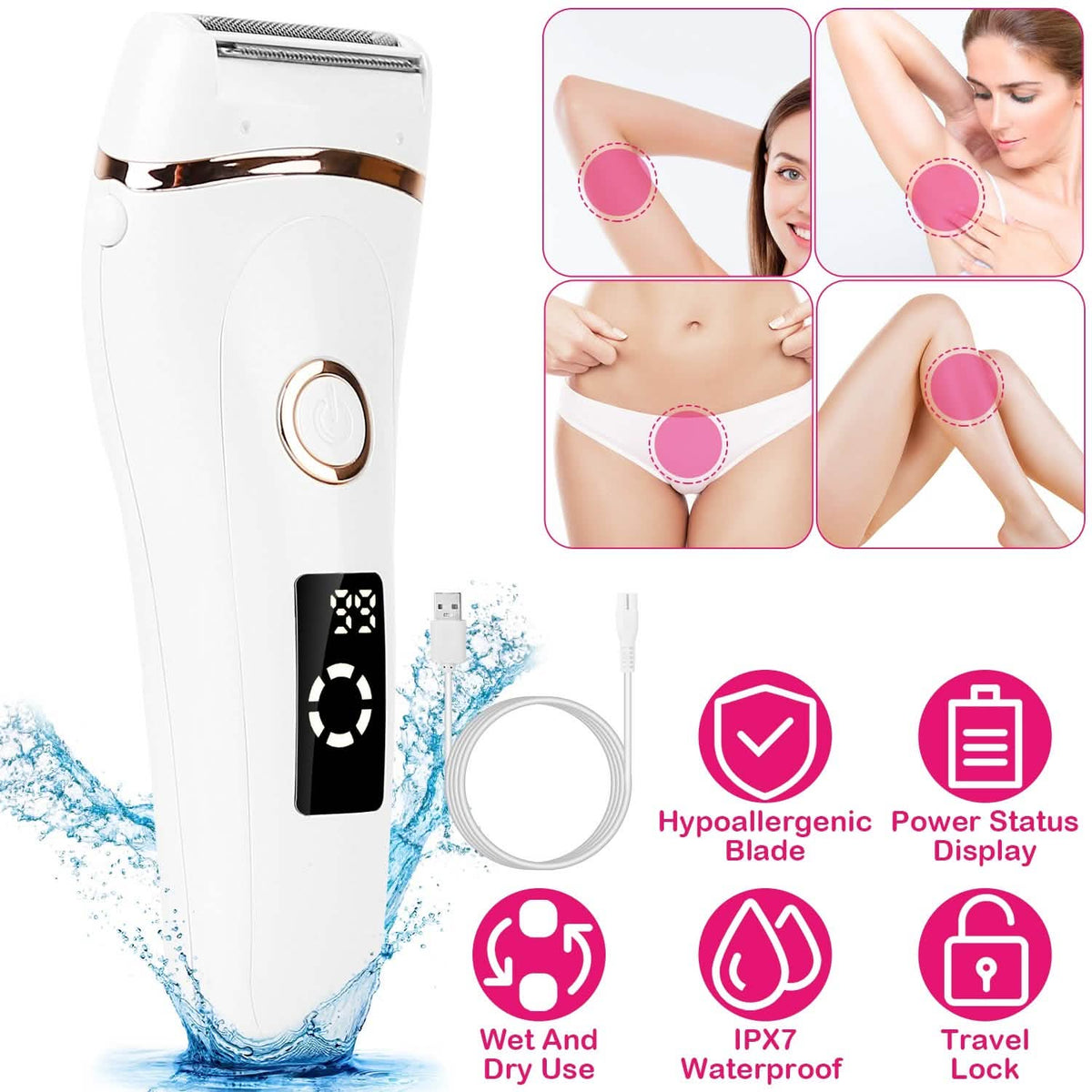 Women's Shaver Electric Hair Remover-Women's Shaver Electric Hair Remover