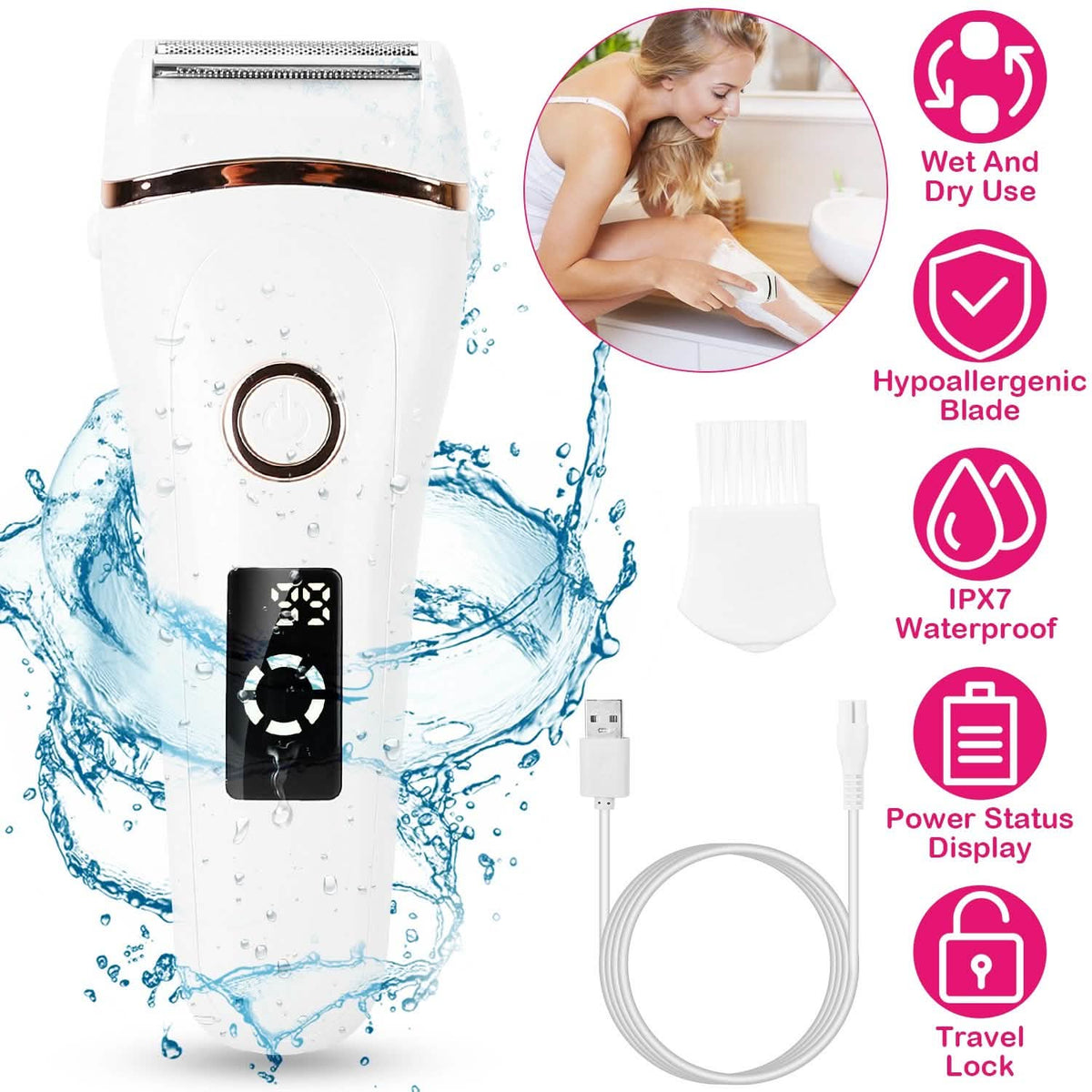 Women's Shaver Electric Hair Remover-Women's Shaver Electric Hair Remover