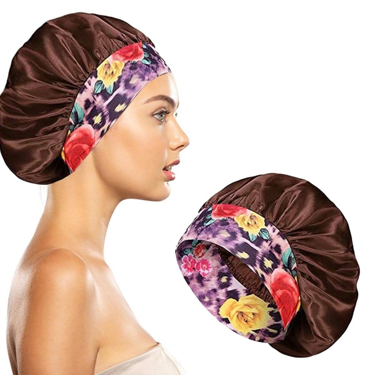 Women's Silky Satin Head Scarf Hair Wrap Cap Hat Headband Sleeping Bonnet-Women's Silky Satin Head Scarf Hair Wrap Cap Hat Headband Sleeping Bonnet