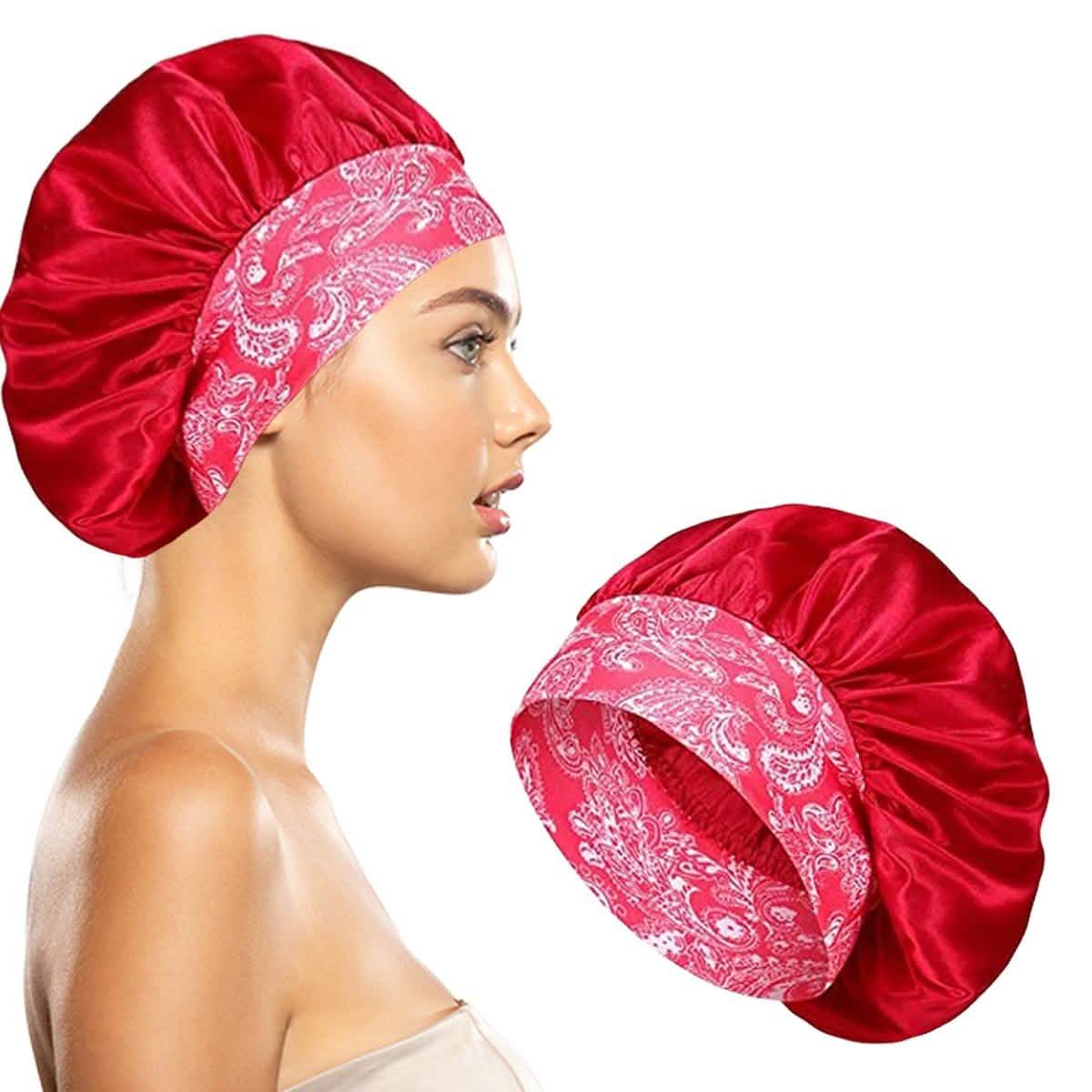 Women's Silky Satin Head Scarf Hair Wrap Cap Hat Headband Sleeping Bonnet-Women's Silky Satin Head Scarf Hair Wrap Cap Hat Headband Sleeping Bonnet