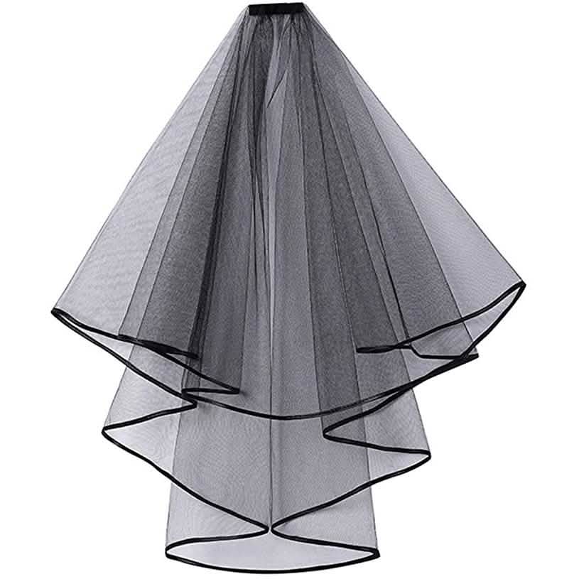 Women's Simple Bridal Veil with Comb-Women's Simple Bridal Veil with Comb