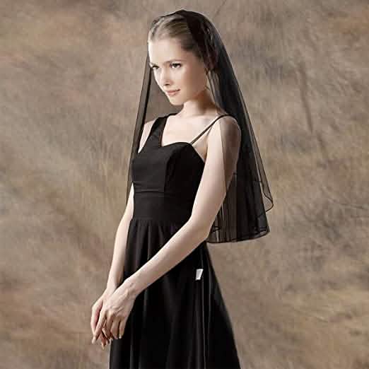 Women's Simple Bridal Veil with Comb-Women's Simple Bridal Veil with Comb