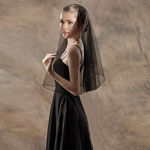 Women's Simple Bridal Veil with Comb-Women's Simple Bridal Veil with Comb