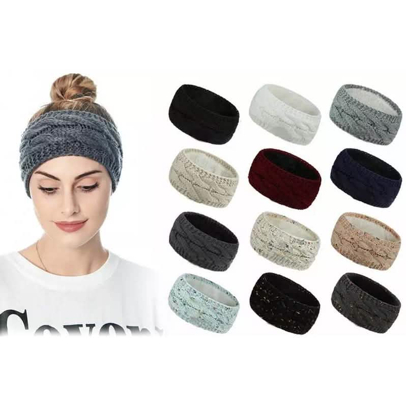 Women's Winter Cable Knit Headband-Women's Winter Cable Knit Headband