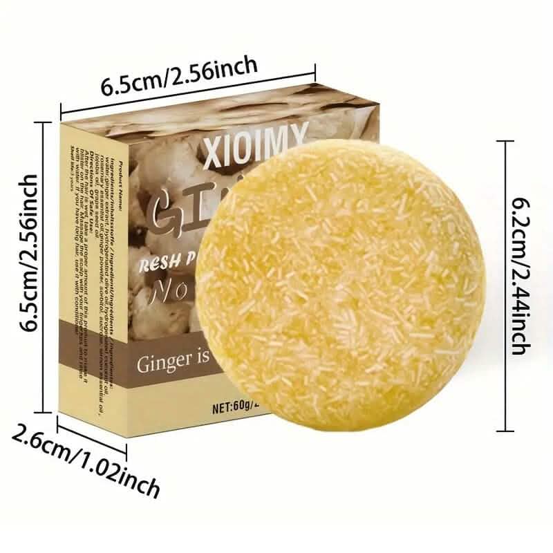Xioimy Ginger Shampoo Bar 2.116oz-Xioimy Ginger Shampoo Bar 2.116oz