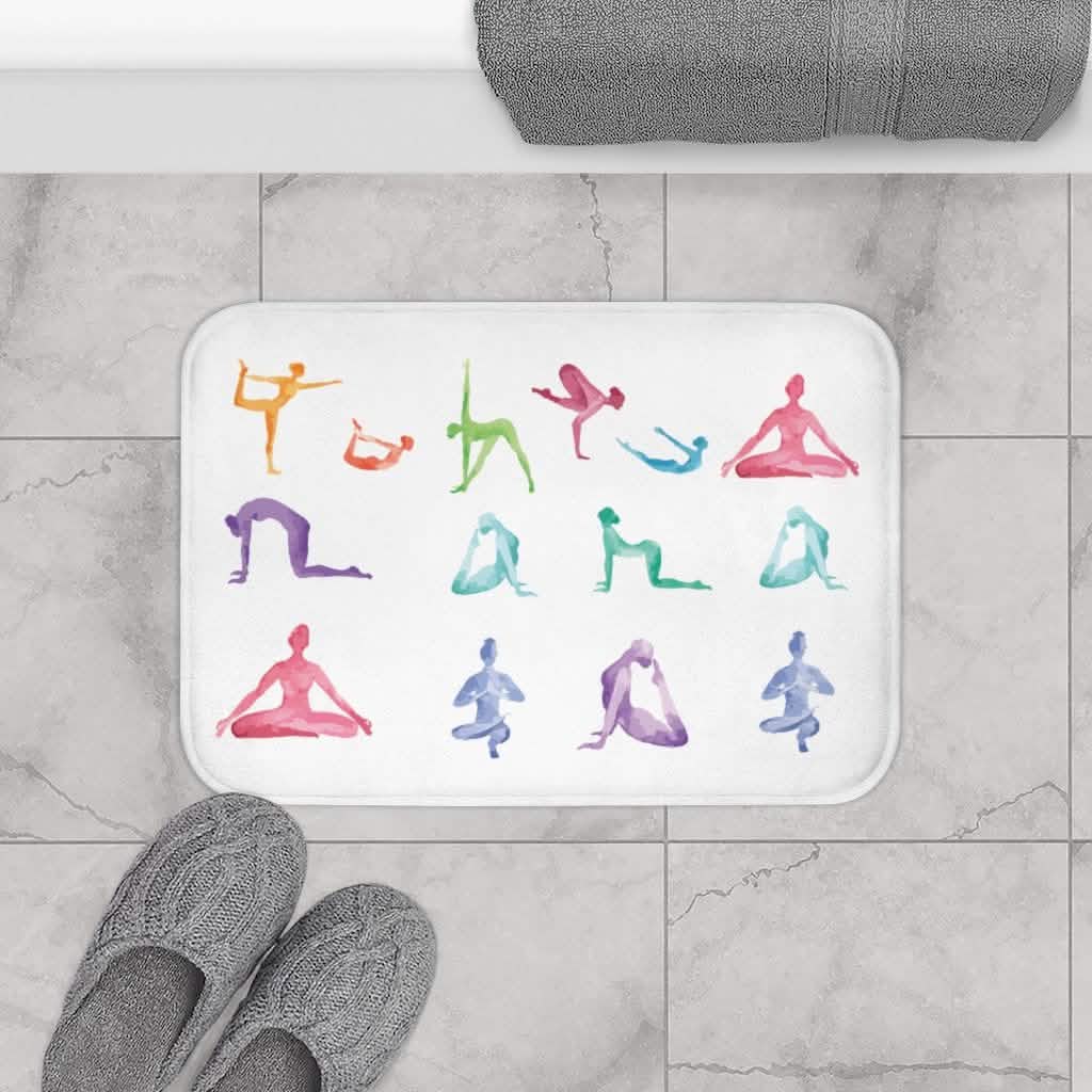 Yoga Sanctuary Zen Bath Mat Home Accents-Yoga Sanctuary Zen Bath Mat Home Accents