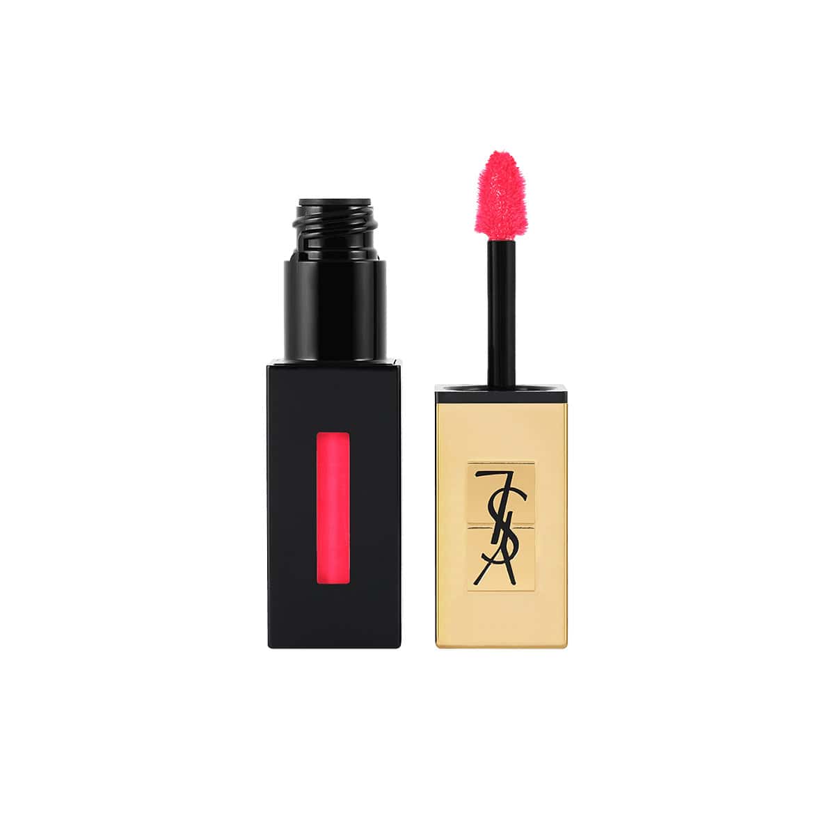 Yves Saint Laurent Rouge Pur Couture Vernis A Glossy Stain #201 Dewy Red-Yves Saint Laurent Rouge Pur Couture Vernis A Glossy Stain #201 Dewy Red