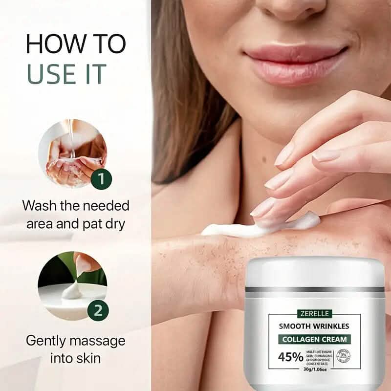 Zerelle Collagen Cream for Smooth Wrinkles 30g-Zerelle Collagen Cream for Smooth Wrinkles 30g