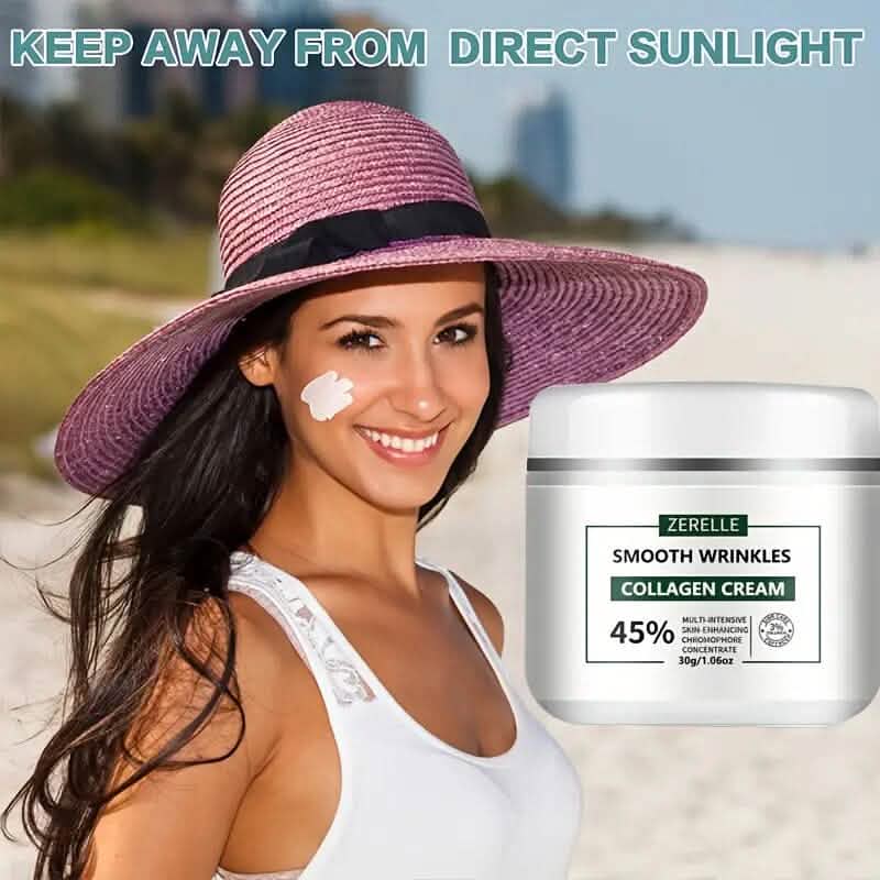 Zerelle Collagen Cream for Smooth Wrinkles 30g-Zerelle Collagen Cream for Smooth Wrinkles 30g